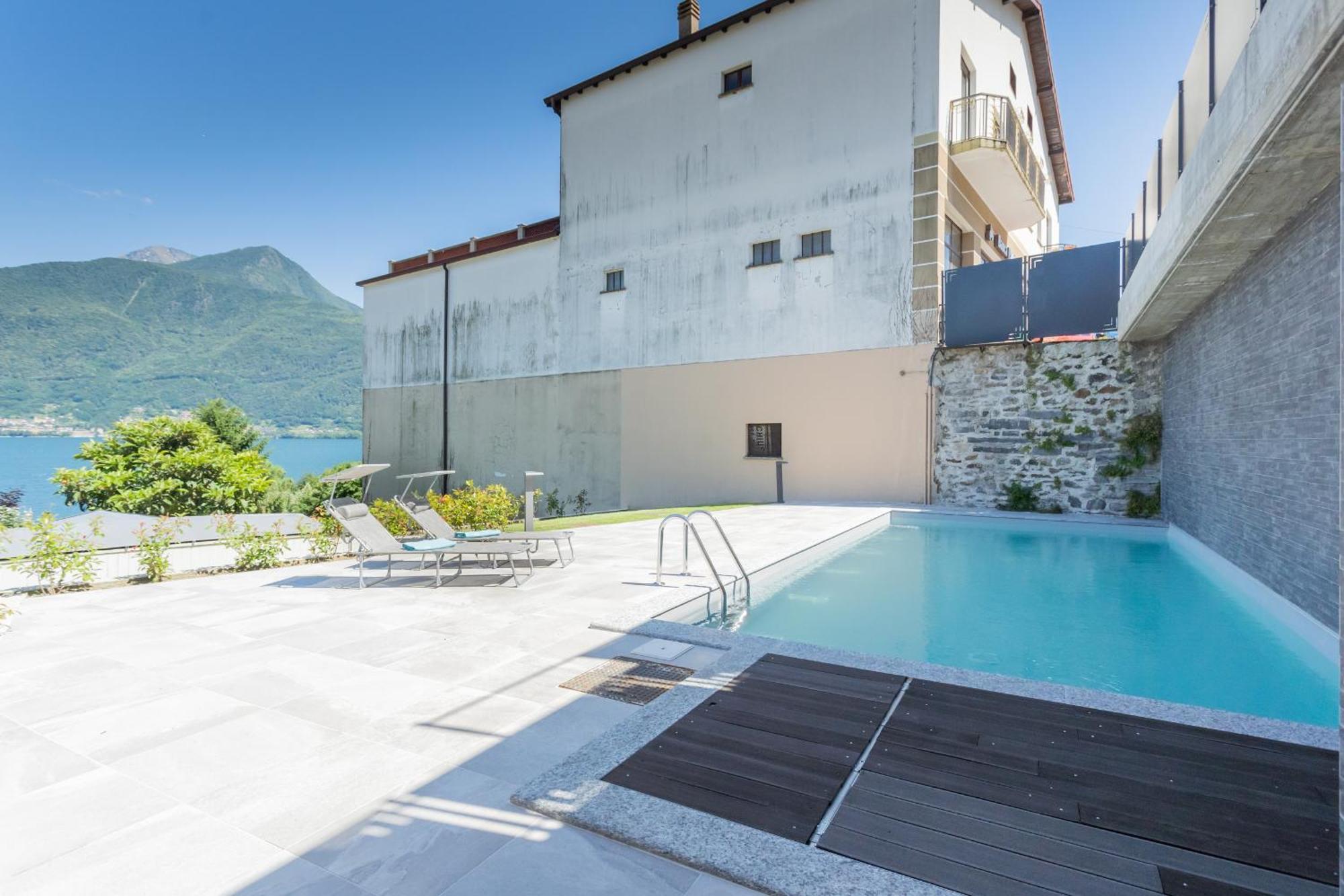 Misultin House & Swimming Pool, Luxury In Lake Como By Rent All Como Pianello Del Lario Ngoại thất bức ảnh