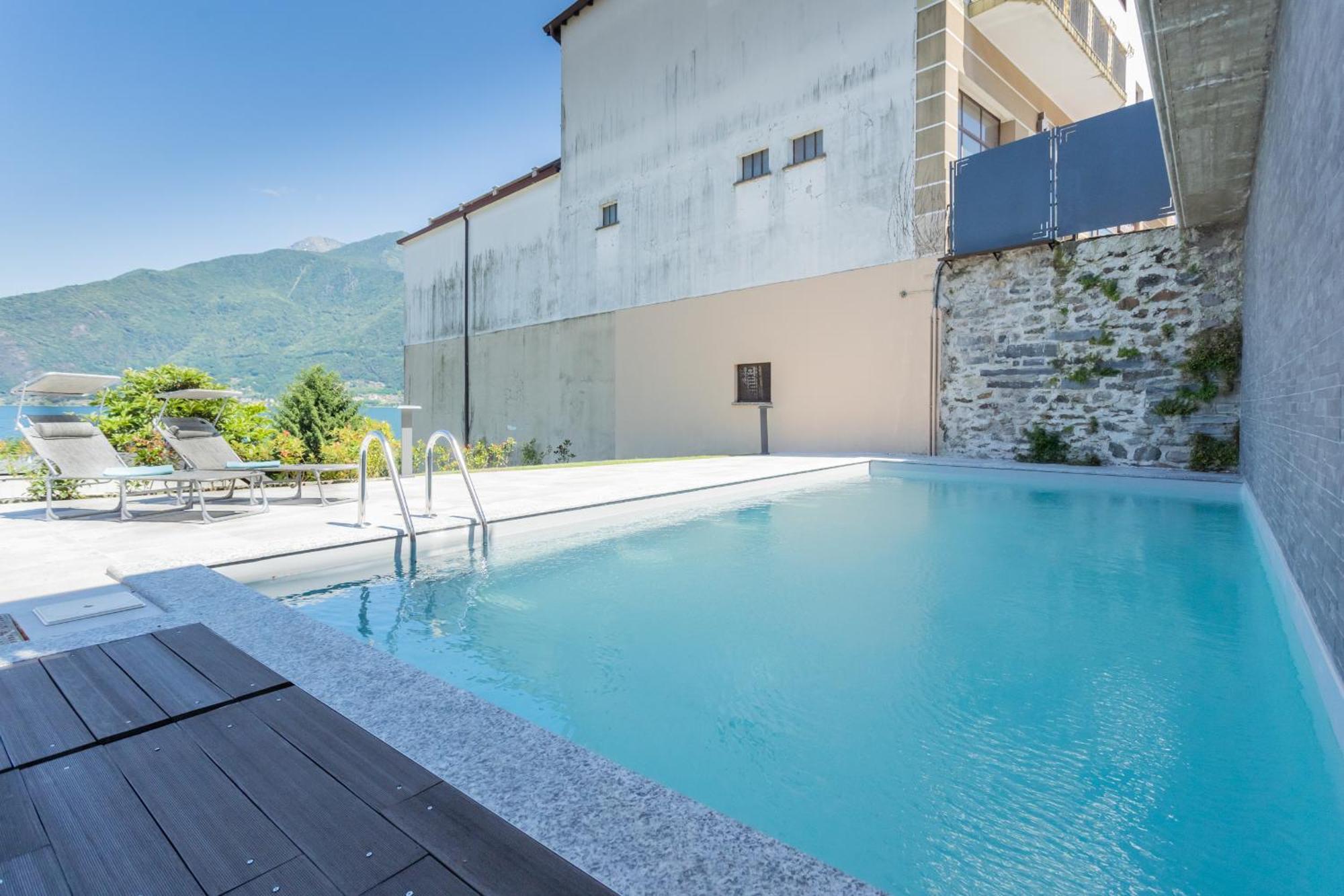Misultin House & Swimming Pool, Luxury In Lake Como By Rent All Como Pianello Del Lario Ngoại thất bức ảnh